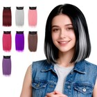 Timely Styling Ear-Hanging Dyed Wig Pieces  Cosplay