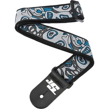 D'Addario Planet Waves Joe Satriani Nylon Guitar Strap Souls of Distortion