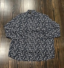 Express Button Down Shirt Men s XL Blue White...
