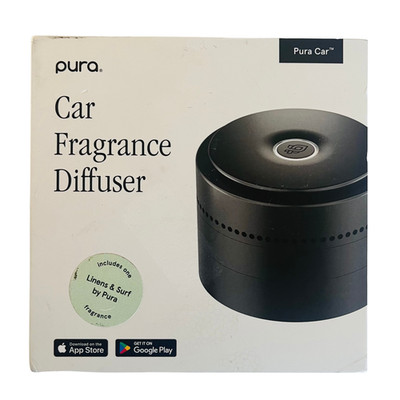 Pura Car Fragrance Diffuser Smart Scent w/ Linen & Surf by Pure (New, Open Box)