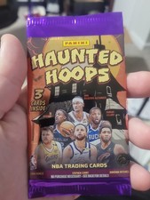 FREE SHIPPING BASKETBALL NBA HAUNTED HOOPS FRESH SEALED PACK NEW