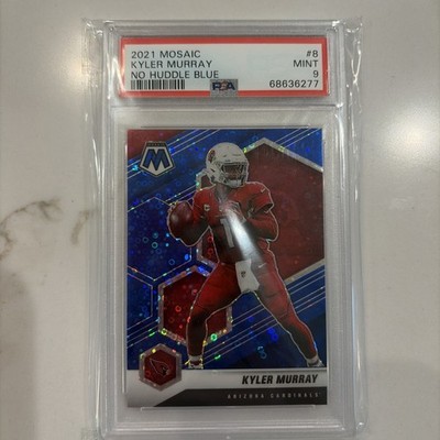 2021 Panini Mosaic - Kyler Murray #8 No Huddle Blue Mosaic Prizm /75