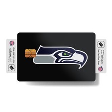 Seattle Seahawks NFL Credit Card Sticker Vinyl Bank Card Skin Wrap USA Made