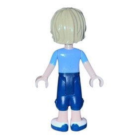 LEGO Friends Minifigure ANDREW Blue Polo Shirt frnd047 From Set # 41015