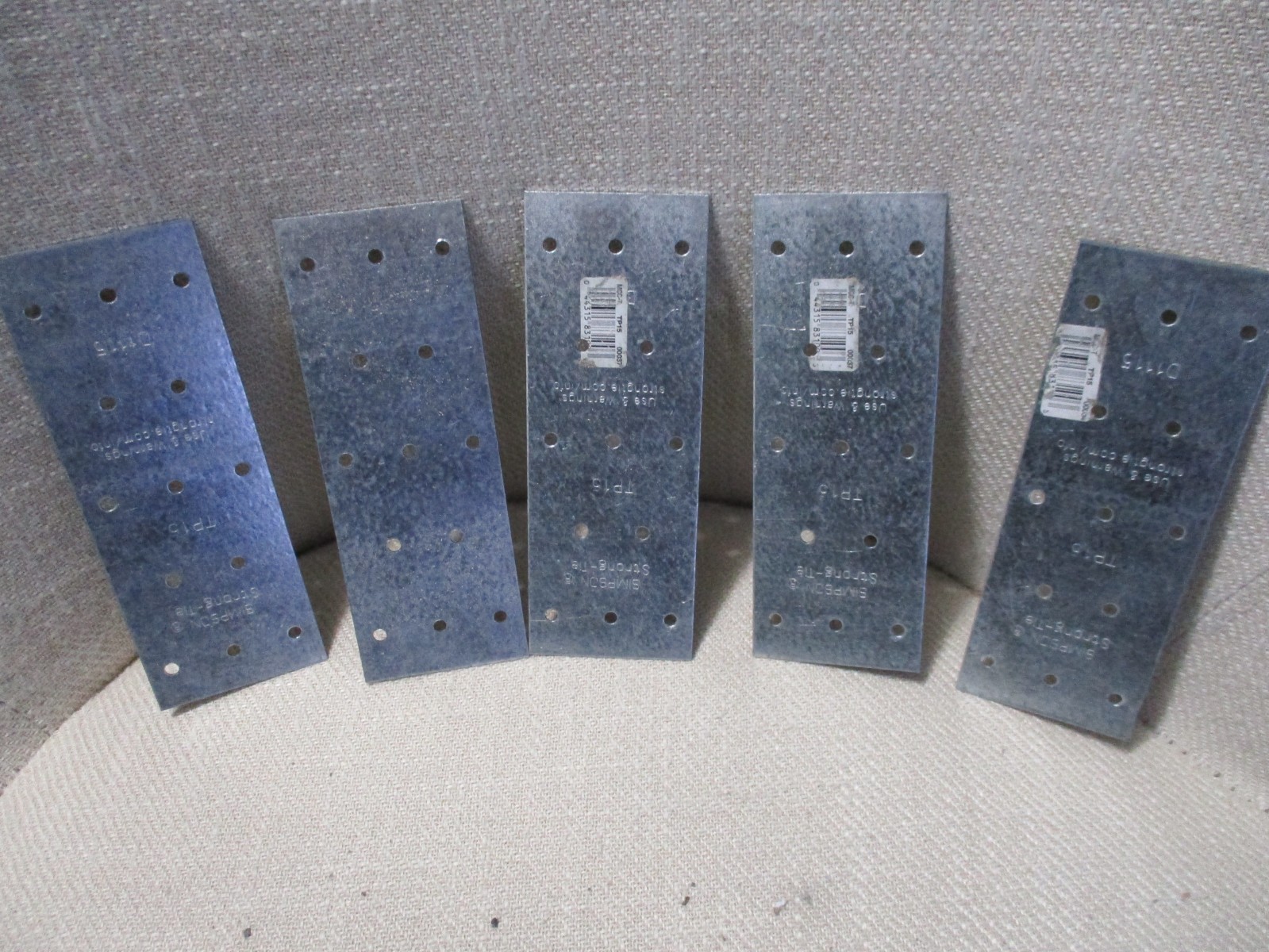 Simpson Strong-Tie TP15 5 in. H Galvanized Tie Plate Steel 5 pack