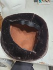 100% Wool Hat With Faux Fur Trim Brown Vintage Women’s 21-23 — photo 8