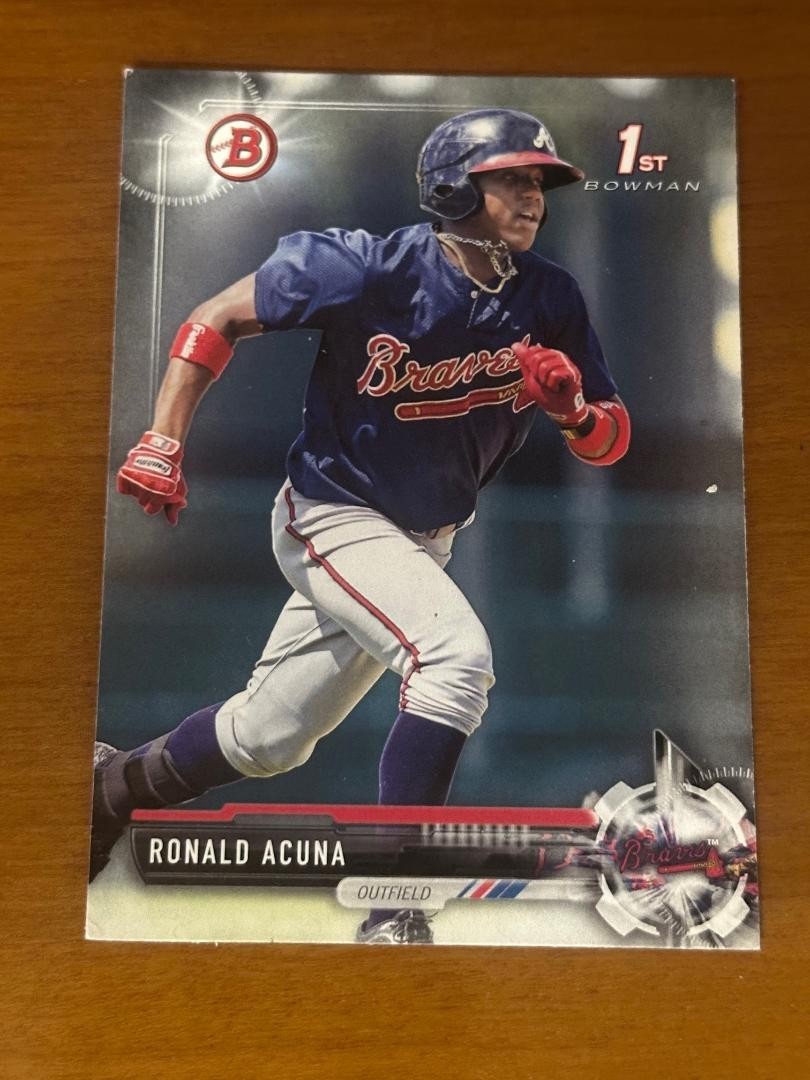 2017 Bowman 1st Ronald Acuna Braves #BP127 Braves