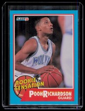 1990-91 Fleer #6 Pooh Richardson Rookie Sensations