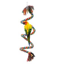 Bird Rope Perch  Birds Swing Set - Bird cage Accessories, Rope perches 40inch