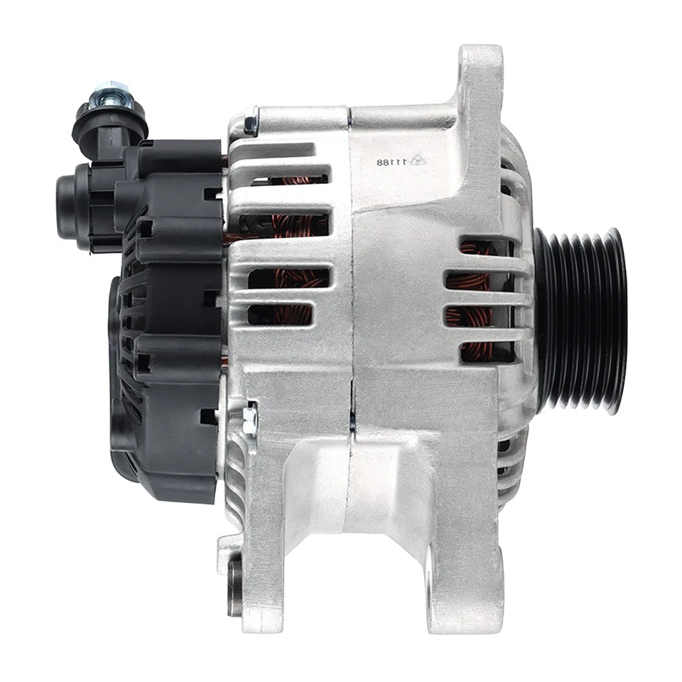 12V 120Amp Alternator Fit Hyundai Tucson 2005-2009 Kia Optima 2005-2006 6 Groove Foto 3 de 4