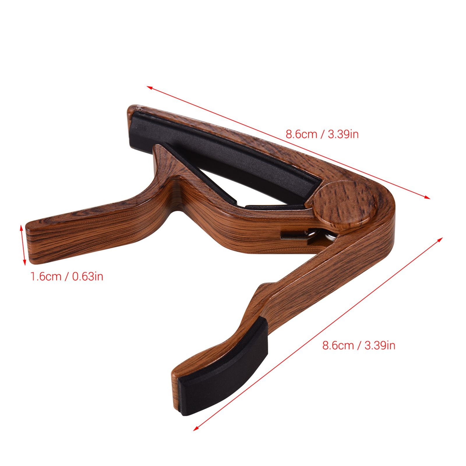 Aluminum Alloy Wood Color Guitar For 6-string Folk Guitar Electric Guit