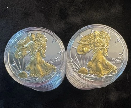 2019-AMERICAN SILVER EAGLES (20)-Ultra Precious Metals-UNC/MS-COA-INV#7312