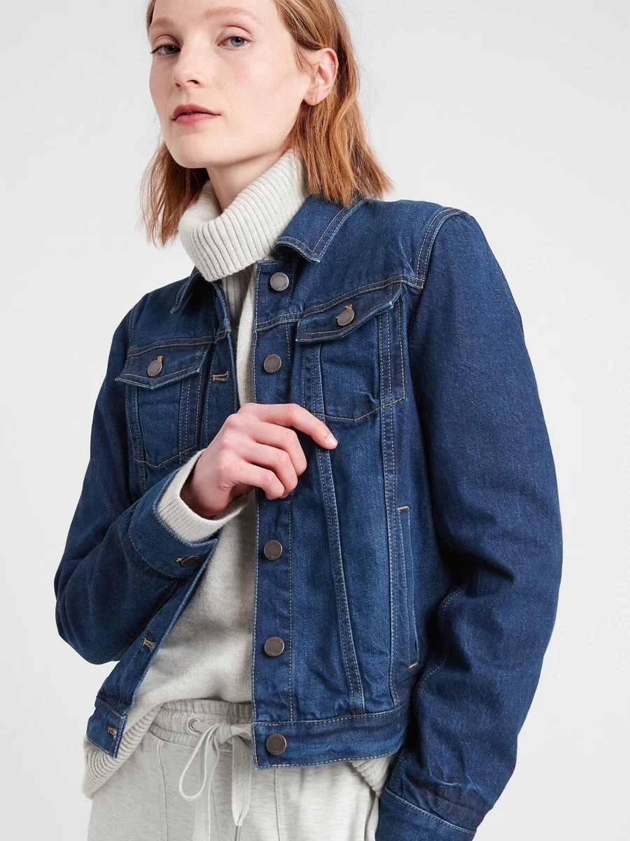 Banana republic denim jacket – My Cuppa Tea Vintage