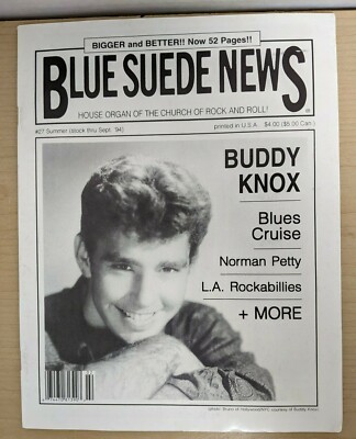 Blue Suede News #27 Buddy Knox_Norman Petty_LA Rockabilies_Summer 1994