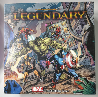 Upper Deck Legendary A Marvel Deck Building Game Complete & Clean Unused