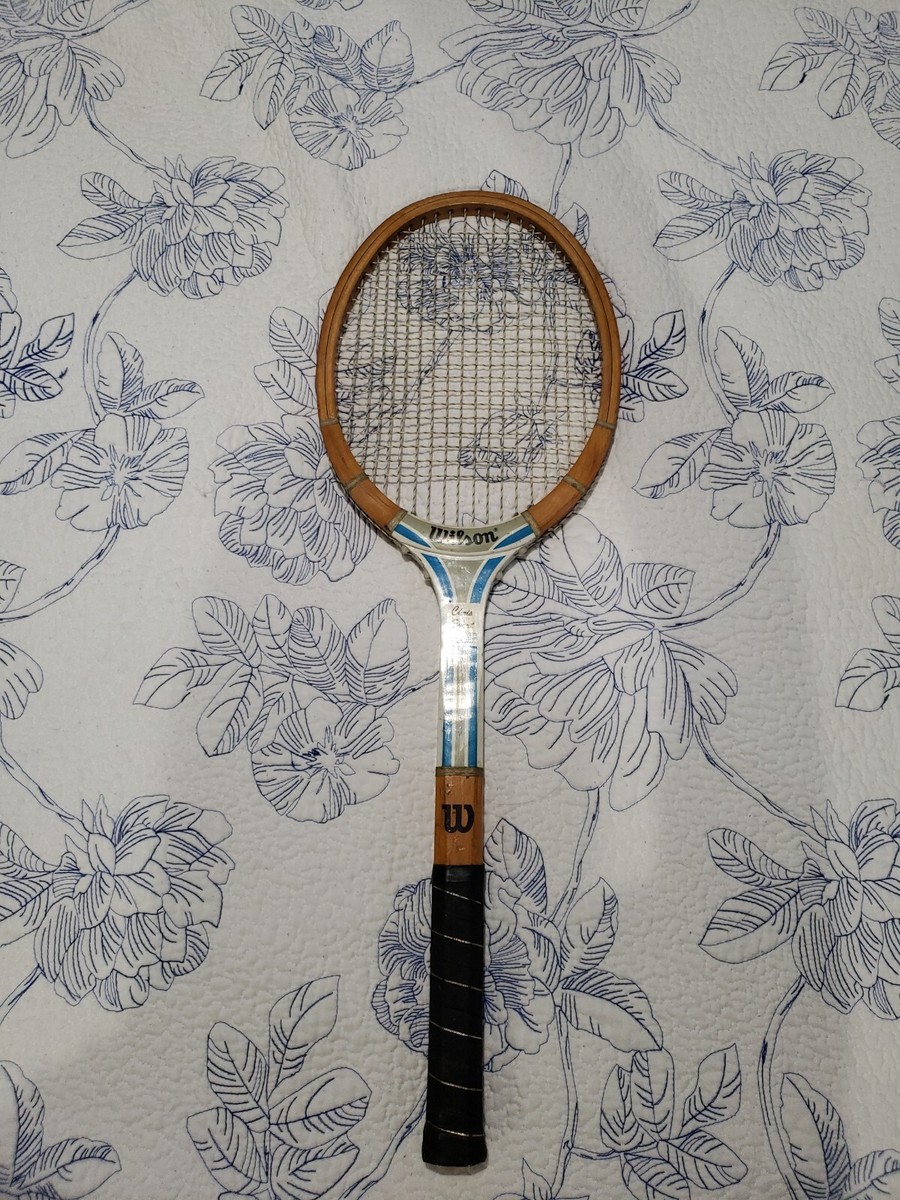 Raquette De Tennis Vintage Wilson Chris Evert Pro Staff - Taille De Grip 4 3/8L - Fabriquée Aux USA