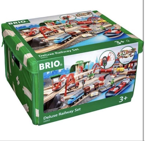 Brio World 33052 Deluxe Railway Wooden Toy Train Set, Used - READ - 第 1/7 張圖片