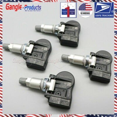4PC 52933-F2000 TPMS Tire Pressure Sensor 433MHz For Hyundai Elantra Kia Rio