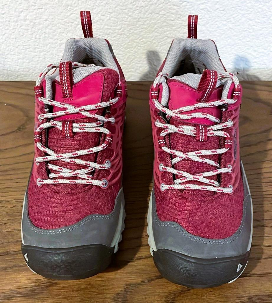 NUOVE scarpe Keen Explore 7 5 marroni Konnectfit escursionismo marrone + grigio