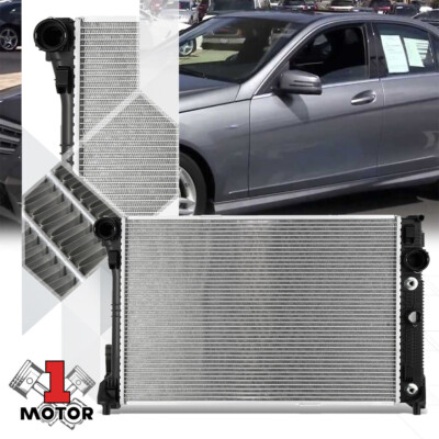 Aluminum Core Cooling Radiator OE Style for 12-15 Mercedes-Benz C350/E350 13498