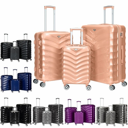 Maletas de 8 ruedas duro caso ligero seguir y sostener equipaje KLM Jet2  aprobar | eBay