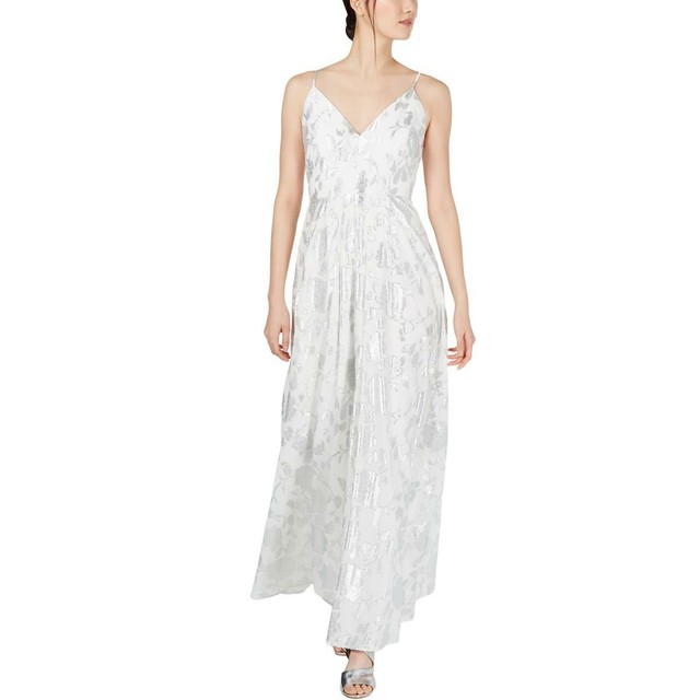 calvin klein floral ball gown