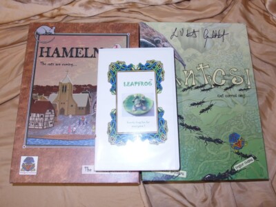 ANTICS + HAMELN + LEAPFROG Fragor signed Strategie Spiel rare mouse figure paket