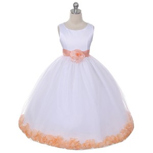 peach dress for graduation