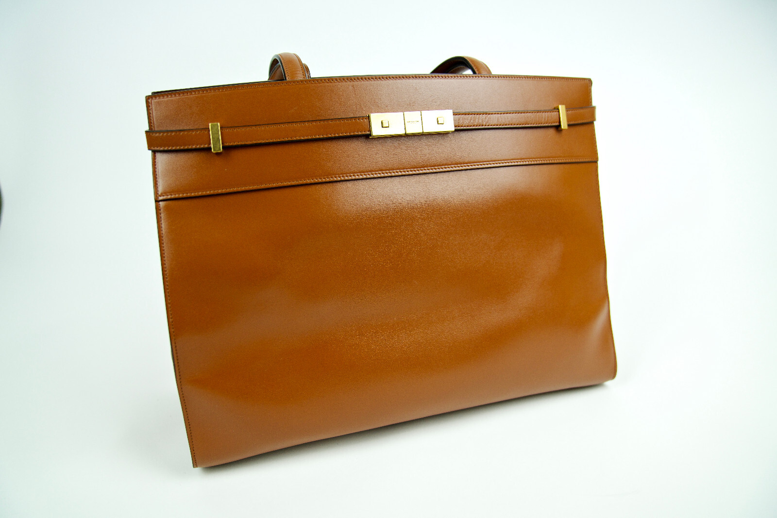 Borsa a mano Saint Laurent Paris YSL Medium Manhattan in pelle di vitello borsa a mano L