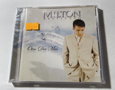 MILTON RESTITUYO - OTRO DIA MAS CD LATIN MUSIC New Sealed Free Shipping.