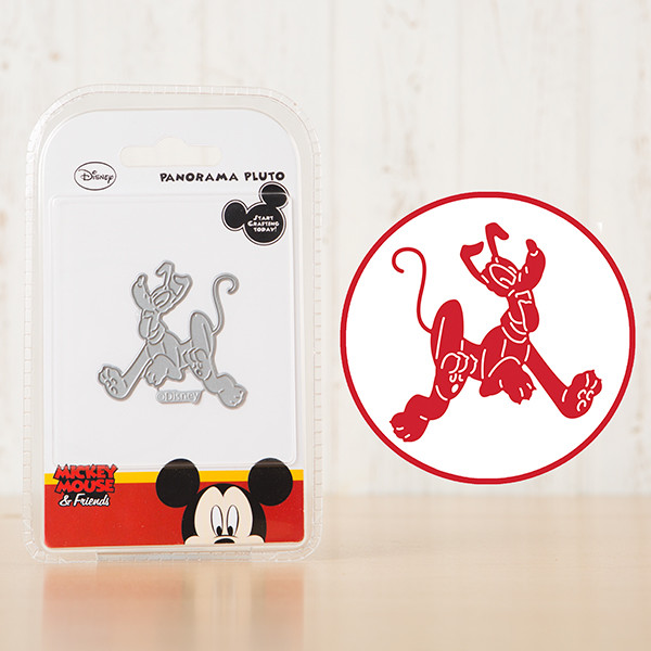 Official Disney PANORAMA PLUTO Die From the Vintage Mickey Mouse & Friends Range