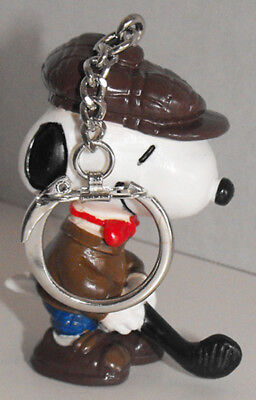 Snoopy Playing Guitar Olympics Figurine Key Chain Peanuts Figure SNPK018 