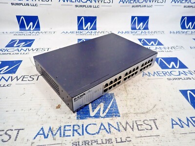 D-Link GO-SW-24GE 24 Port GB Unmanaged Metal Desktop or Rackmount Switch