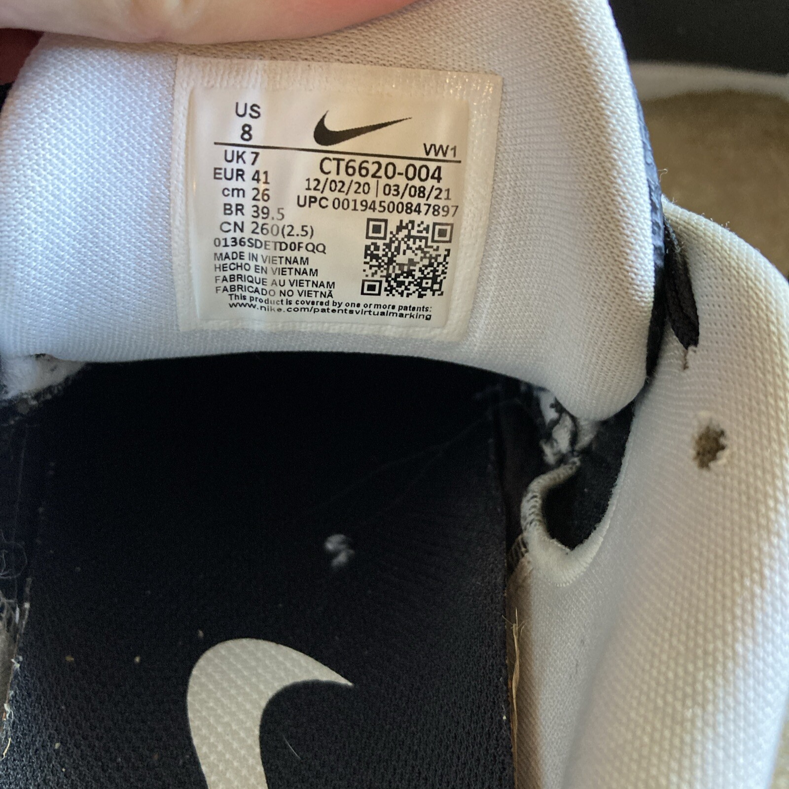 EUC- Size 8 Nike React Infinity Pro Golf Shoes Bl… - image 3