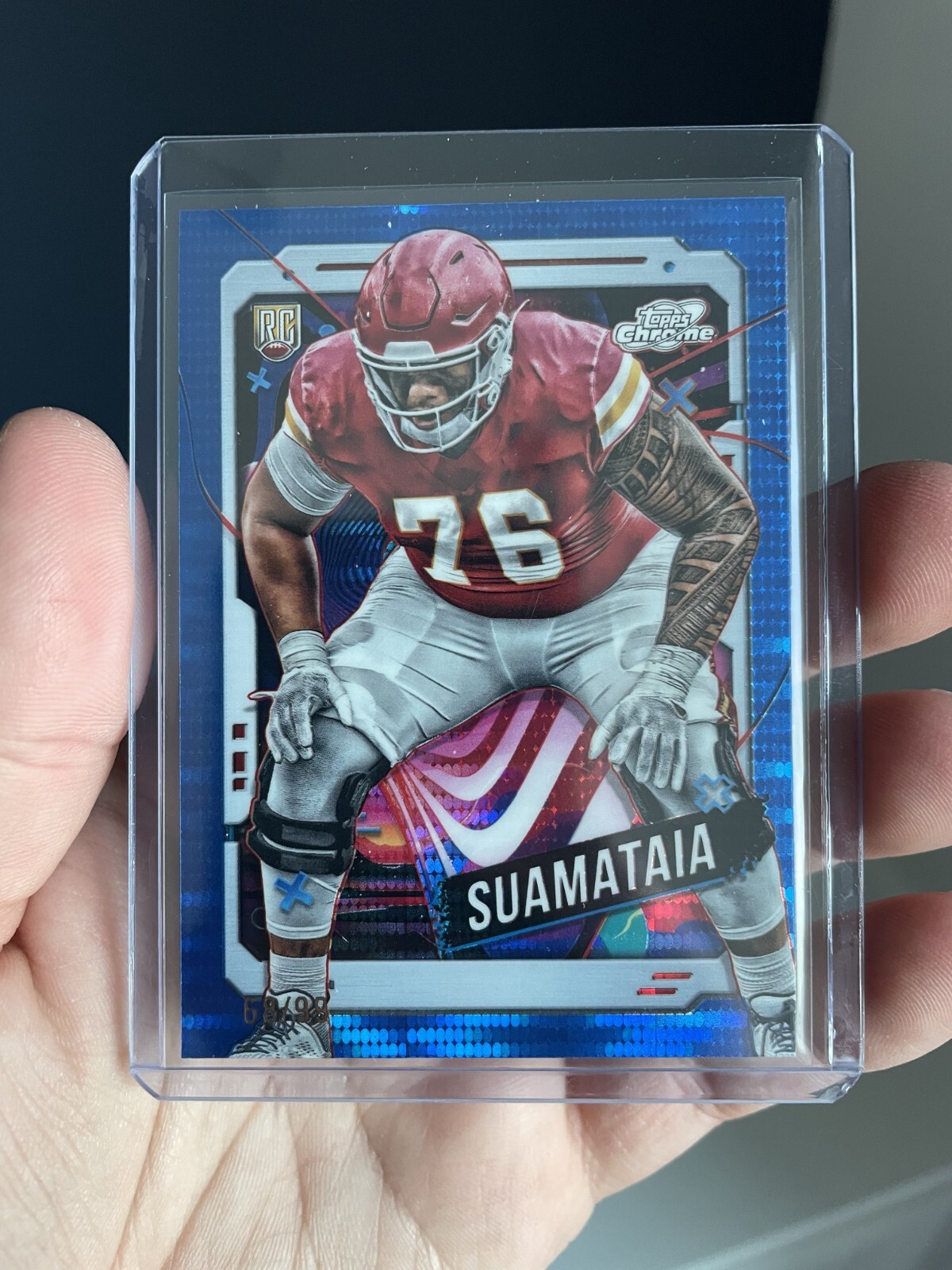 Kingsley Suamataia Topps Cosmic Chrome #148 Refractor