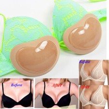 POMAMZ Sticky Silicone Bra Inserts - Reusable Adhesive Push Up Pads