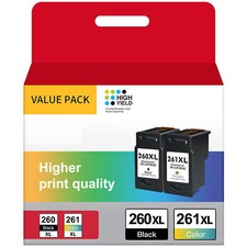 PG-260 XL CL-261 XL Ink Cartridge for Canon 260 261 TS6420a TS5320 TR7020 TS5300