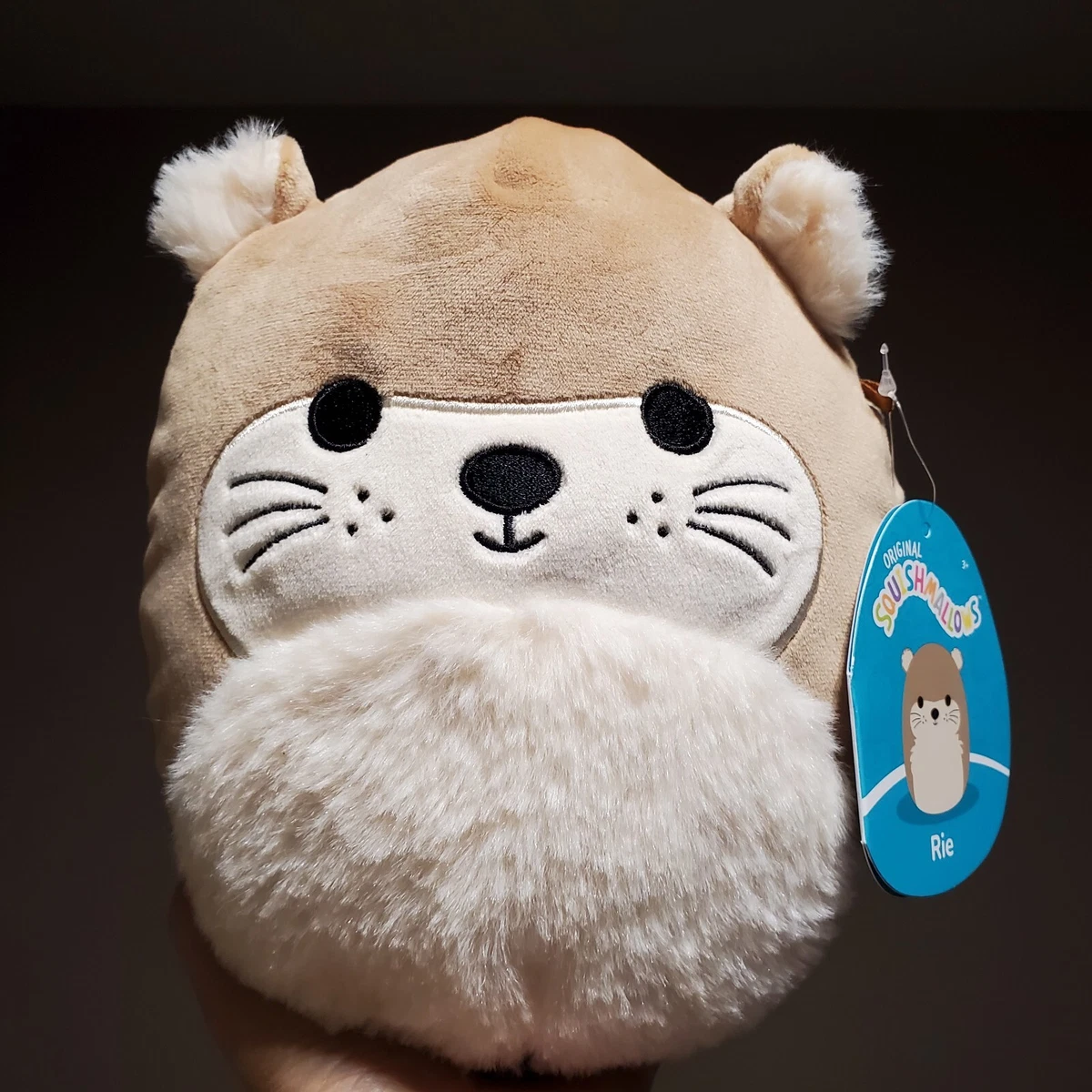 Squishmallow RIE Otter FUZZY BELLY 7 8