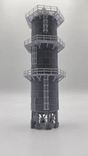 N Scale Grain Tower Dryer 1:160 (Grain Elevator Add-On or Standalone Model)