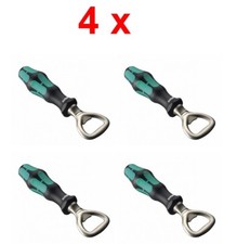 4 x Wera 05030005001 Flaschen&ouml;ffner Kraftform Kompakt Griff &Ouml;ffner Kapsel&ouml;ffner