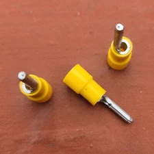 Pkg/30 Thomas & Betts Sta-Kon 10RC-55PT Pin Terminal Vinyl Insulated 12-10 AWG