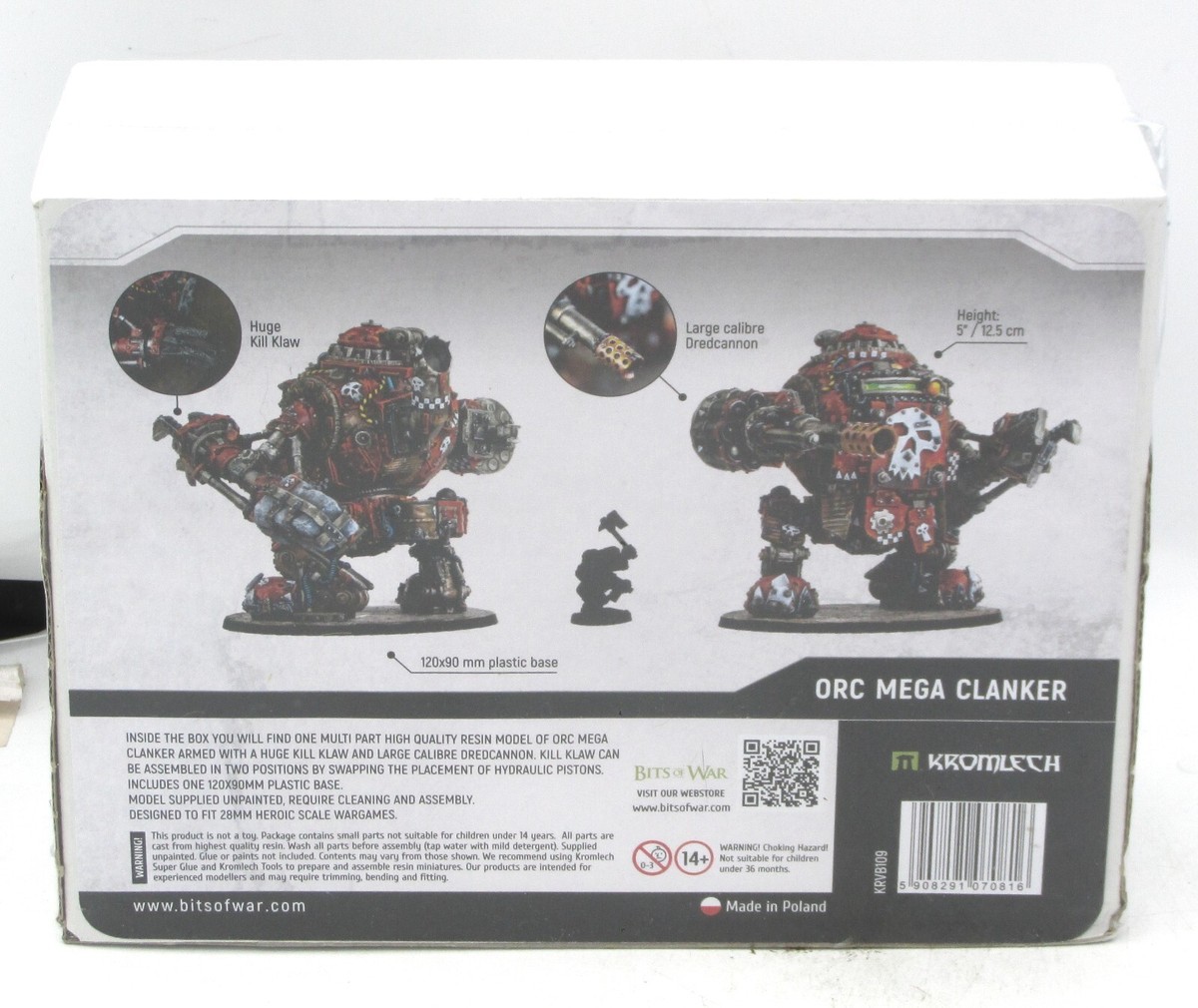 Kromlech KRVB109 Orc Mega Clanker (Vehicle) Ork Giant Walker Mecha