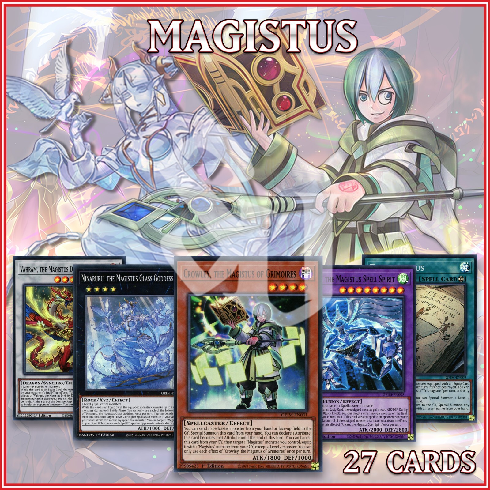 MAGISTUS DECK 27 | Aiwass Crowley Invocation Trismagistus Vahram Theurgy YuGiOh