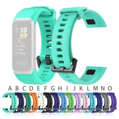 Soft Sports Silicone Strap Replacement Wrist Band For Huawei 4 Smart Watch Band