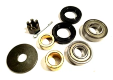 FRONT WHEEL BEARINGS, SEALS, BUSHES, WASHER & NUT KIT FOR DINLI 90 100, ADLY