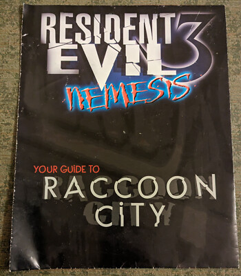 Resident Evil 3 : Nemesis -  Your Guide to Raccoon City map - original PS1