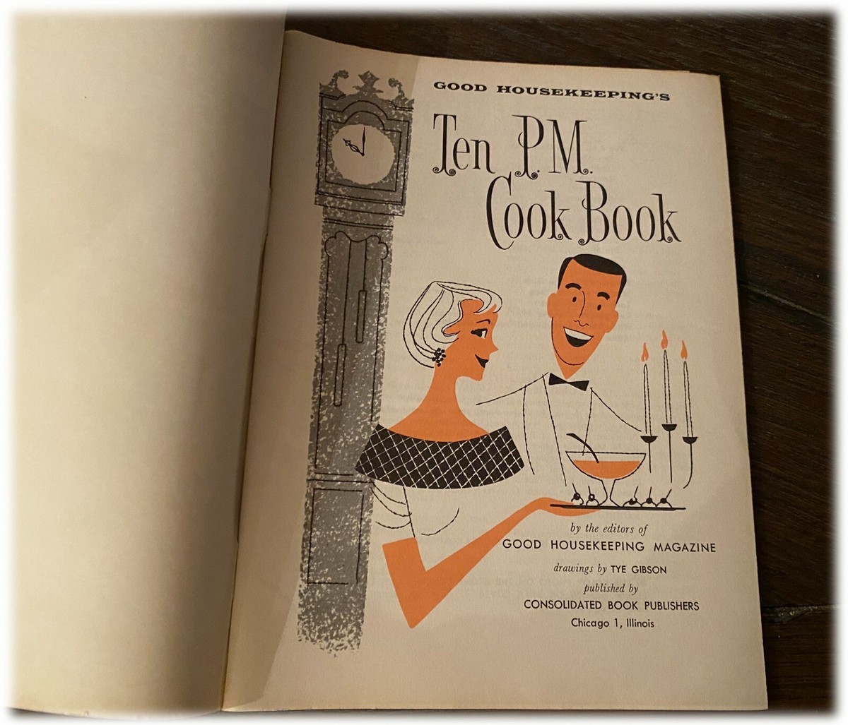 Vintage 1958 Good Housekeeping Cookbook Illustrated Recipe Books