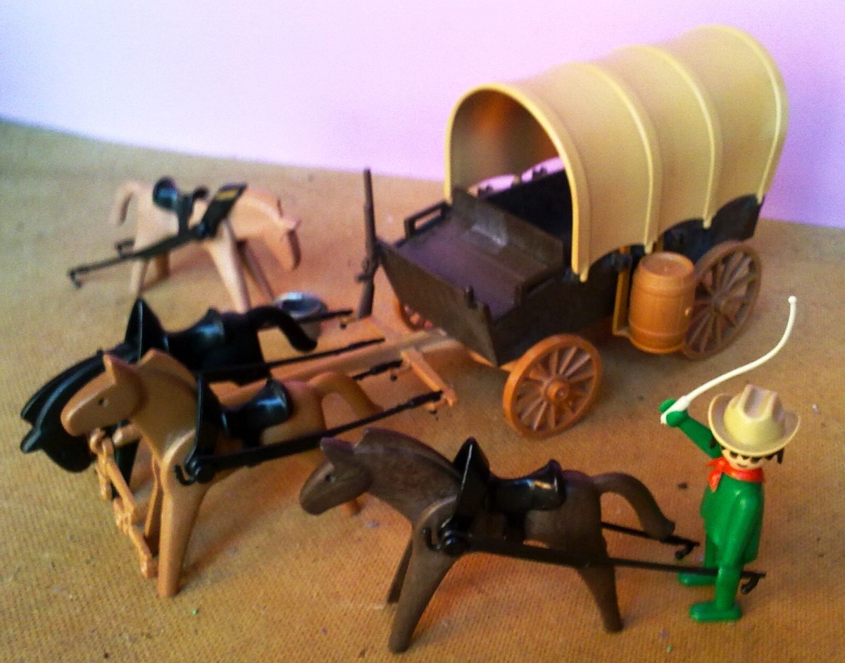 Pièces Playmobil Western : Roue + Essieu De Catapulte - Réf. 4438 Et Autres - Occasion