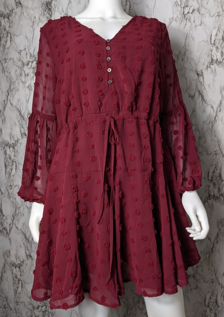entro burgundy dress Entro The Dress Sleeveless Faux Leather main image 0