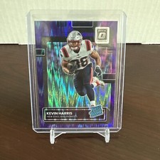 Kevin Harris 2022 Donruss Optic Purple Shock Rated Rookie RC #283 Patriots